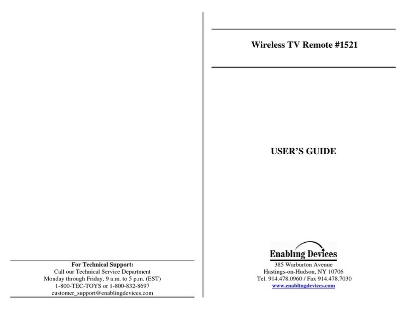 Enabling Devices 1521 user guide