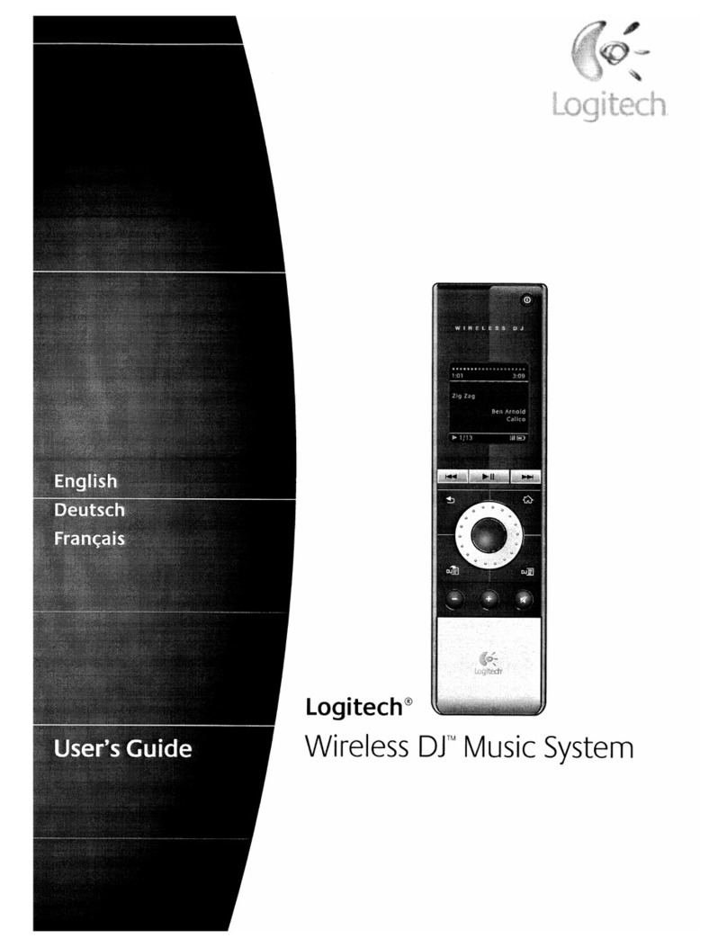 Logitech Wireless DJ User manual