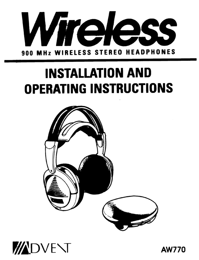 Advent AW770 Installation and operating instructions