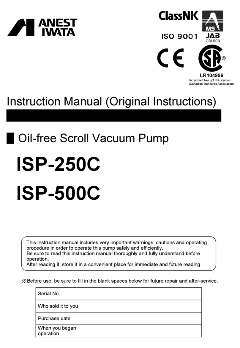 Anest Iwata ISP-250C Series instruction manual Anest Iwata ISP-250C Series instruction manual