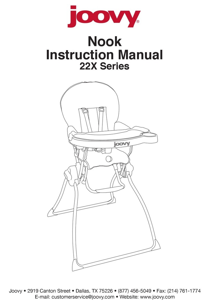 Joovy Nook 22X Series instruction manual