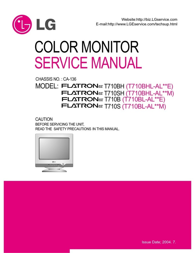 LG Flatron T710BH Service manual