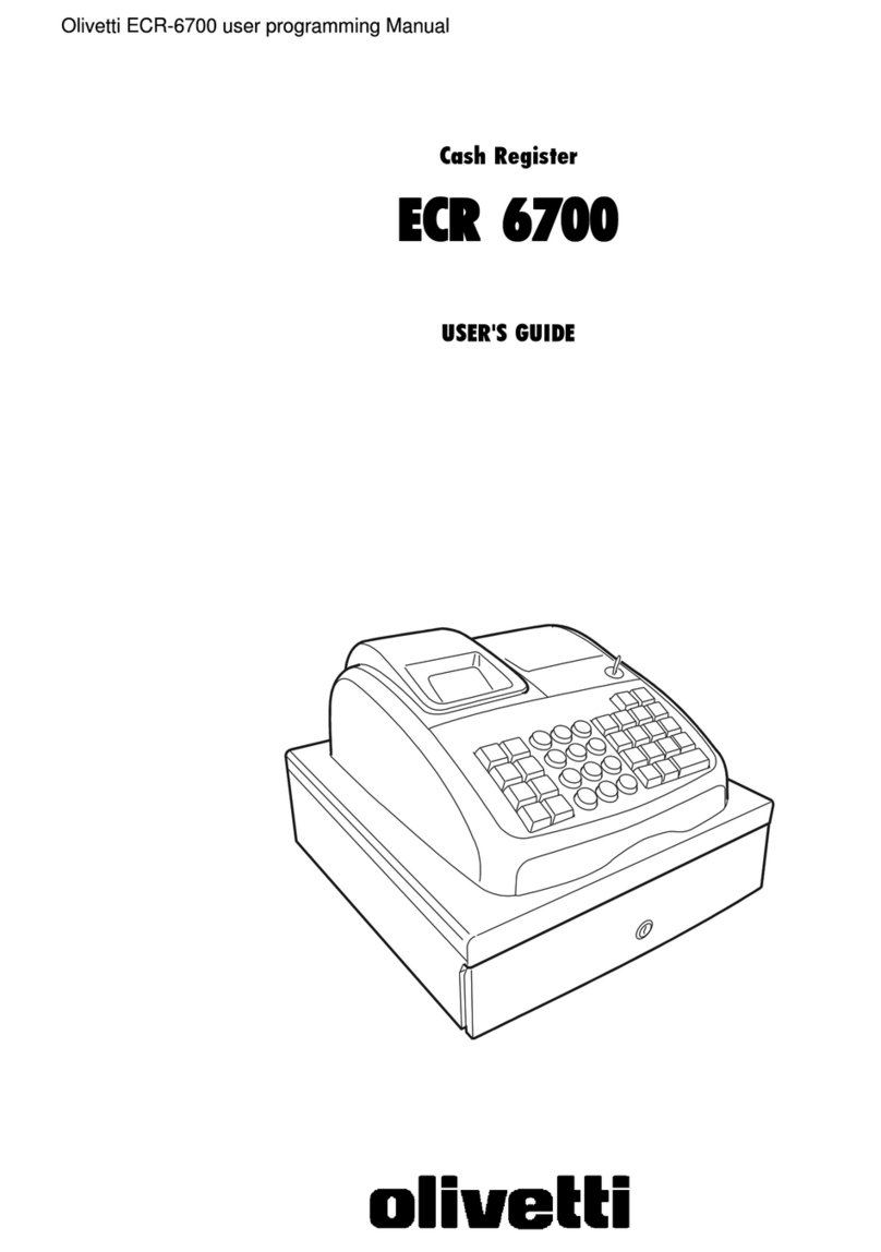 Olivetti ECR 6700 user guide