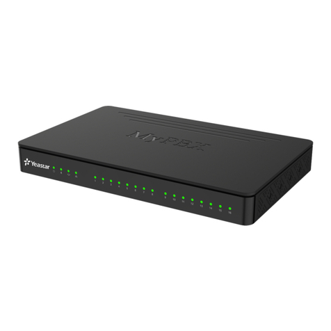 Yeastar Technology MyPBX Standard User manual