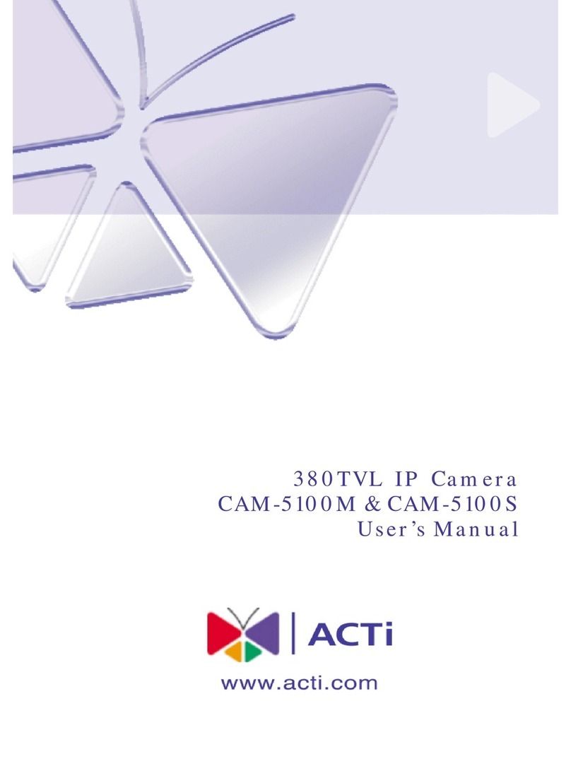 ACTi CAM-5100M user manual