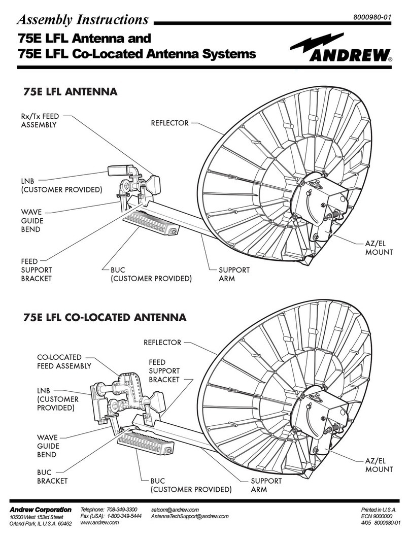 Andrew 75E LFL Antenna User manual Andrew 75E LFL Antenna User manual