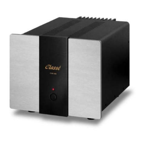 Classe Audio CAM-200 owner's manual