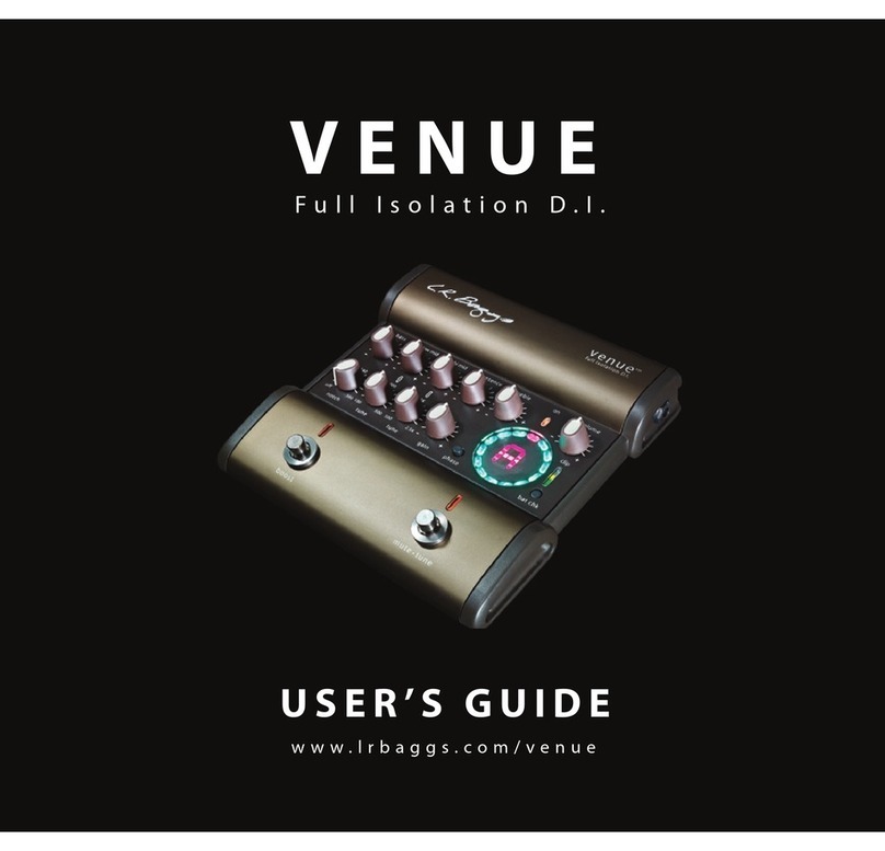 Venue Full Isolation D.I. user guide