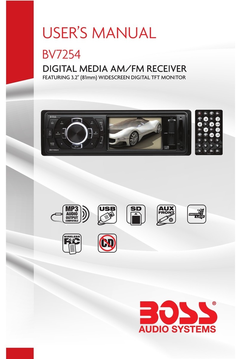 Boss Audio Systems BV7254 User manual Boss Audio Systems BV7254 User manual