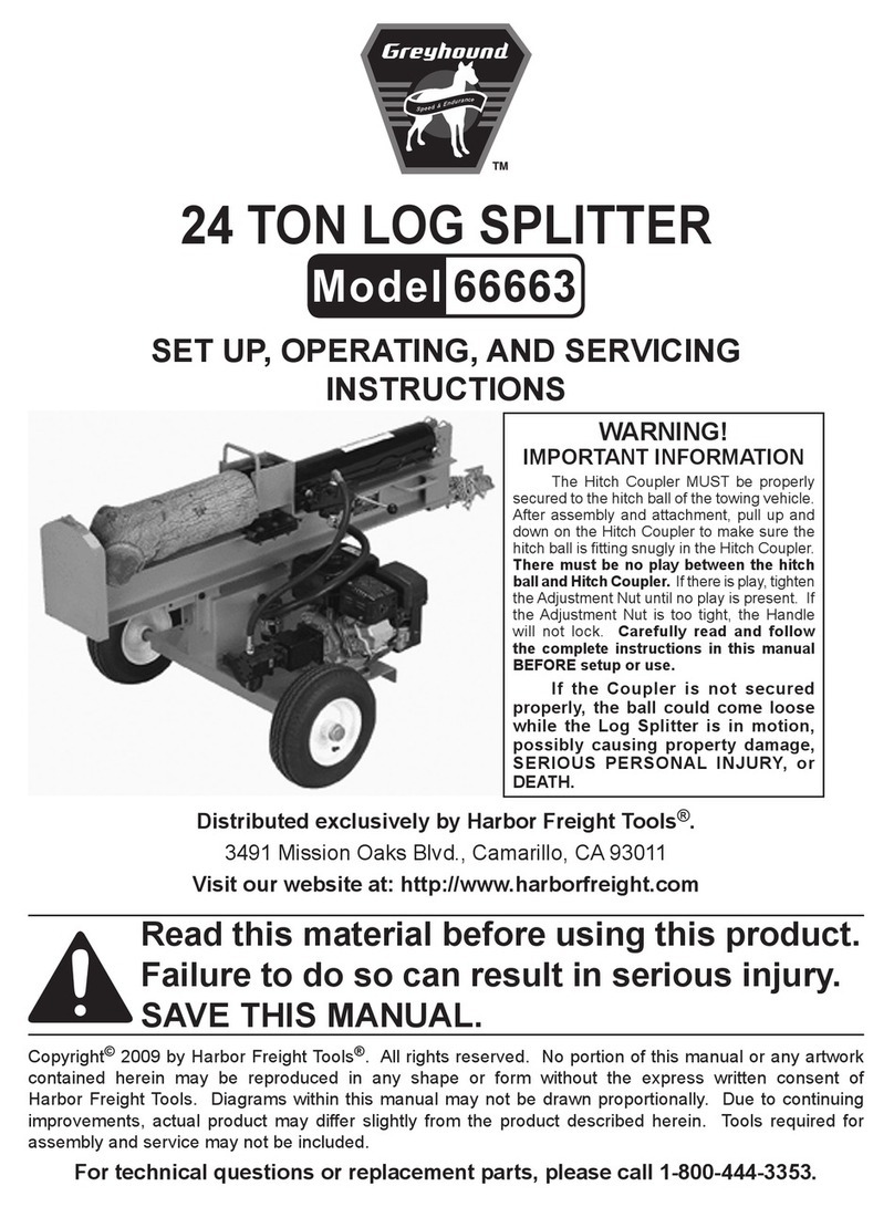 Greyhound 66663 Set up, operating, and servicing instructions