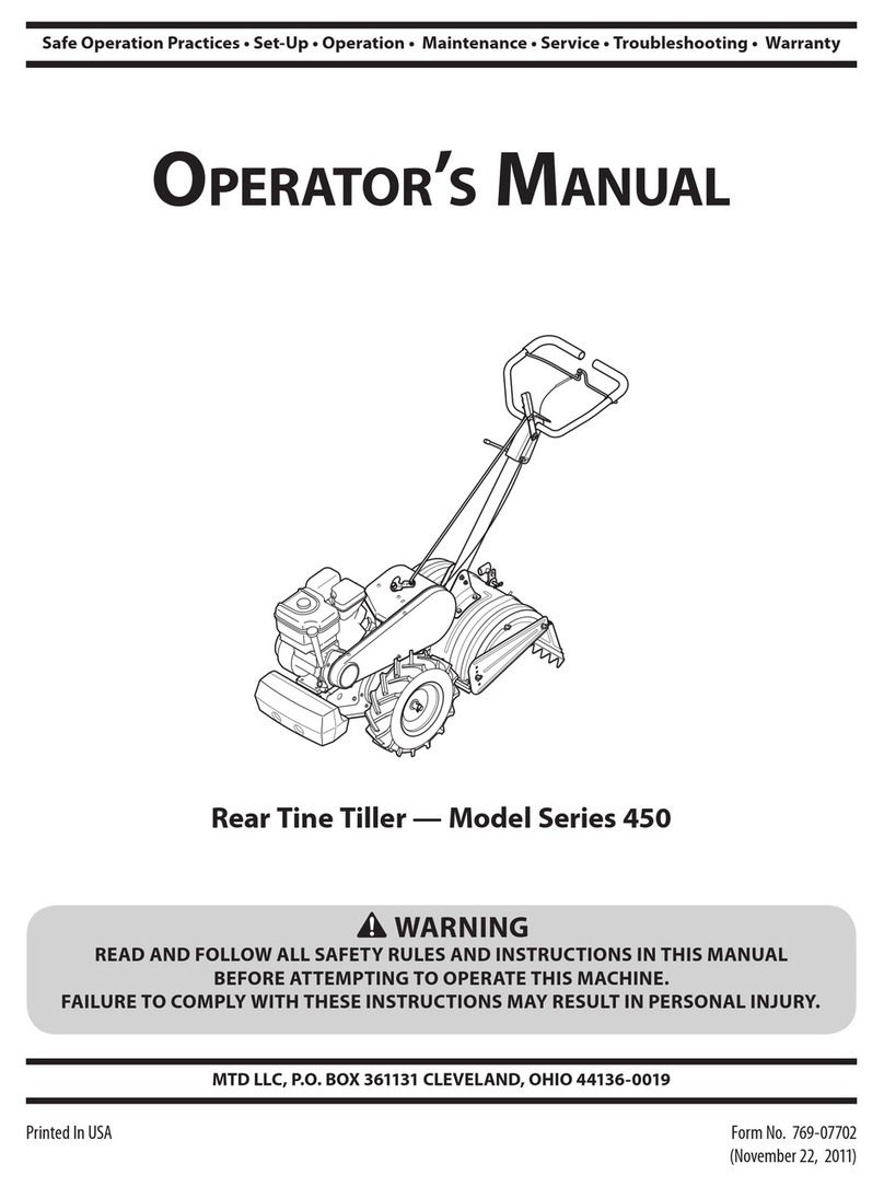 MTD 450 Series User manual