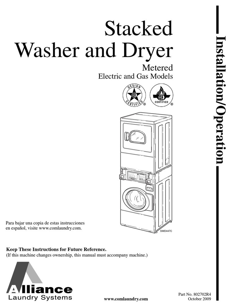 Alliance Laundry Systems 802702R4 Guide