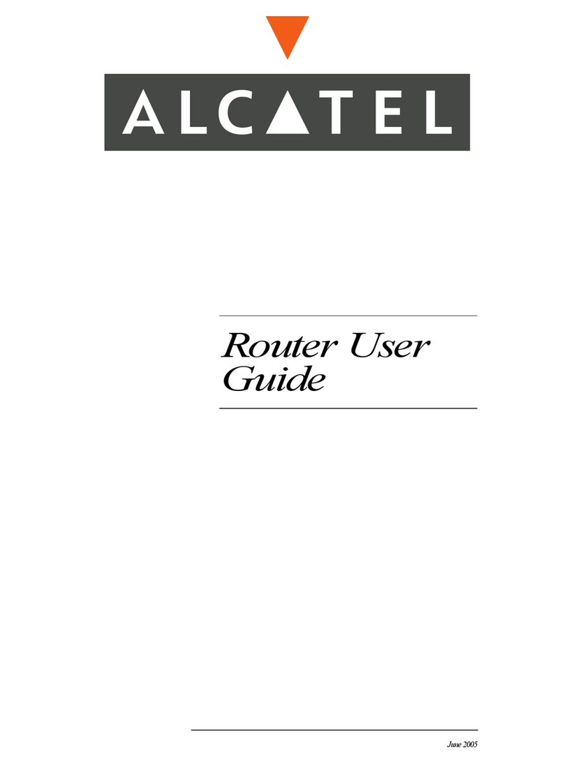 Alcatel Router User manual