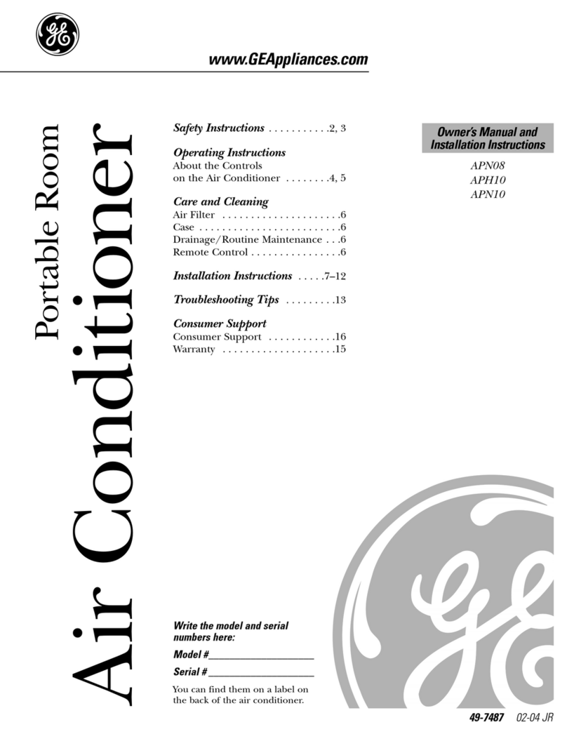 GE APH10 Series Operating instructions