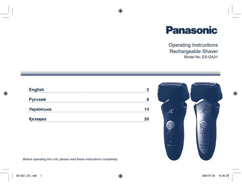 Panasonic ES?GA21 User manual