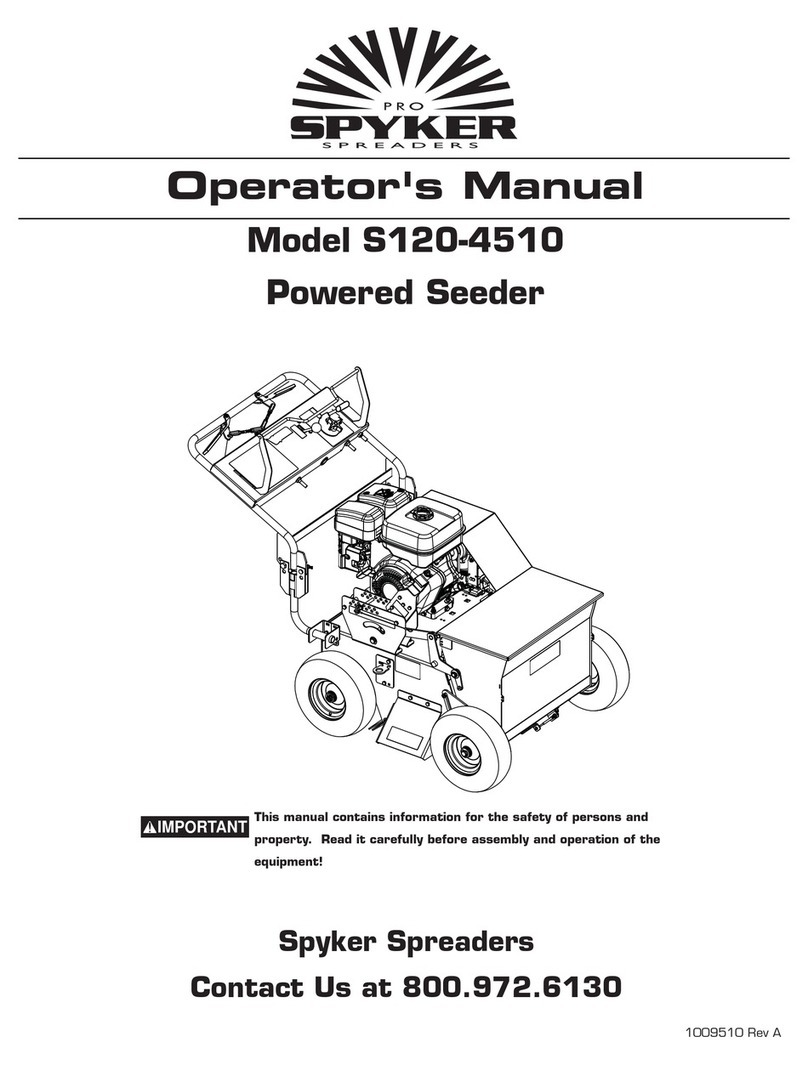 SPYKER S120-4510 Operator's manual