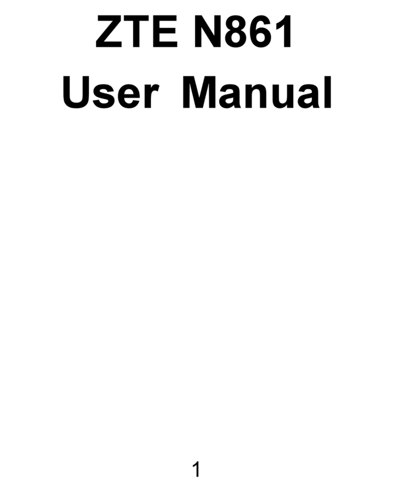 Zte N861 User manual