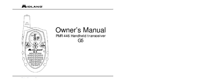Midland PMR 446 G5 owner's manual
