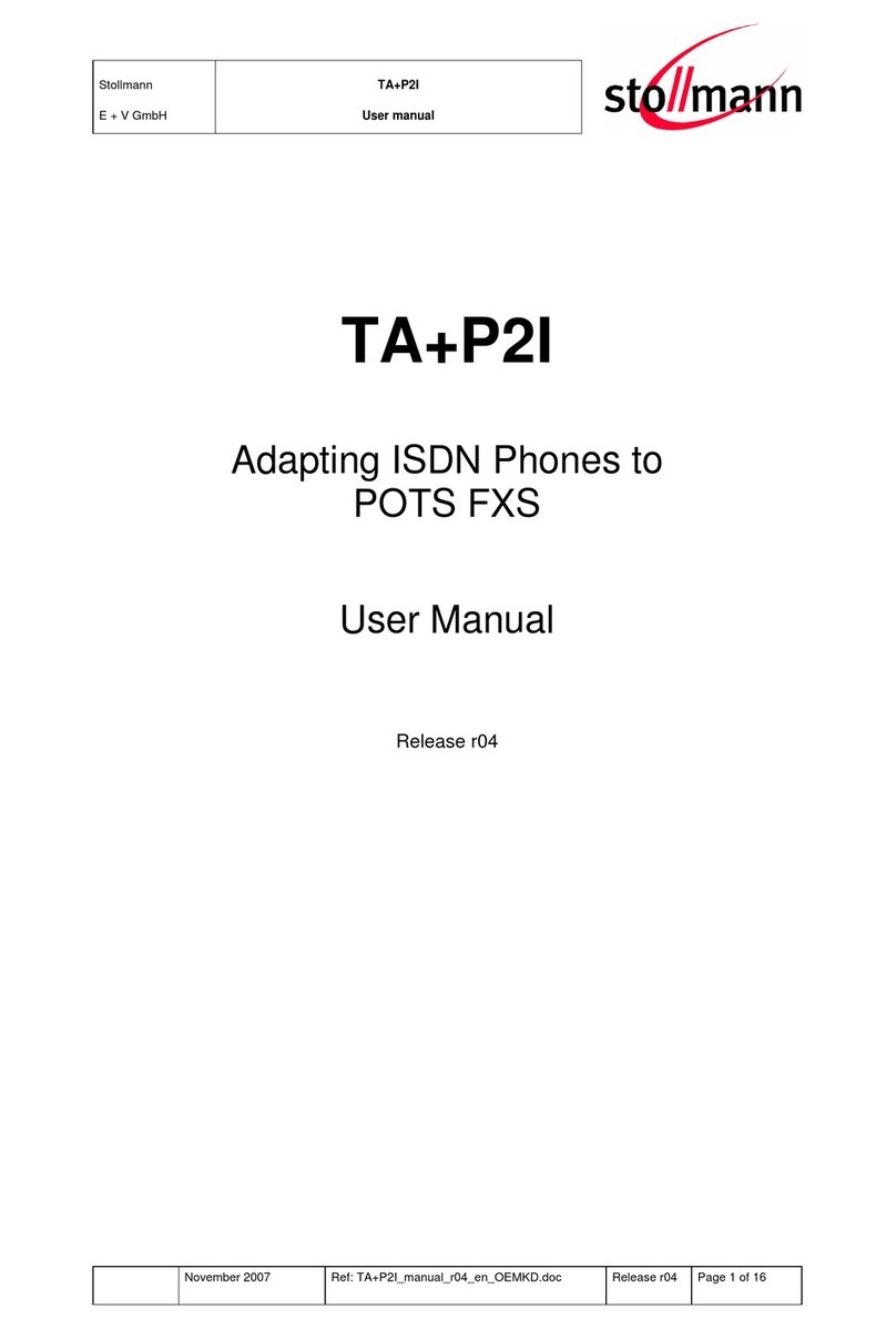 Stollmann TA+P2I user manual
