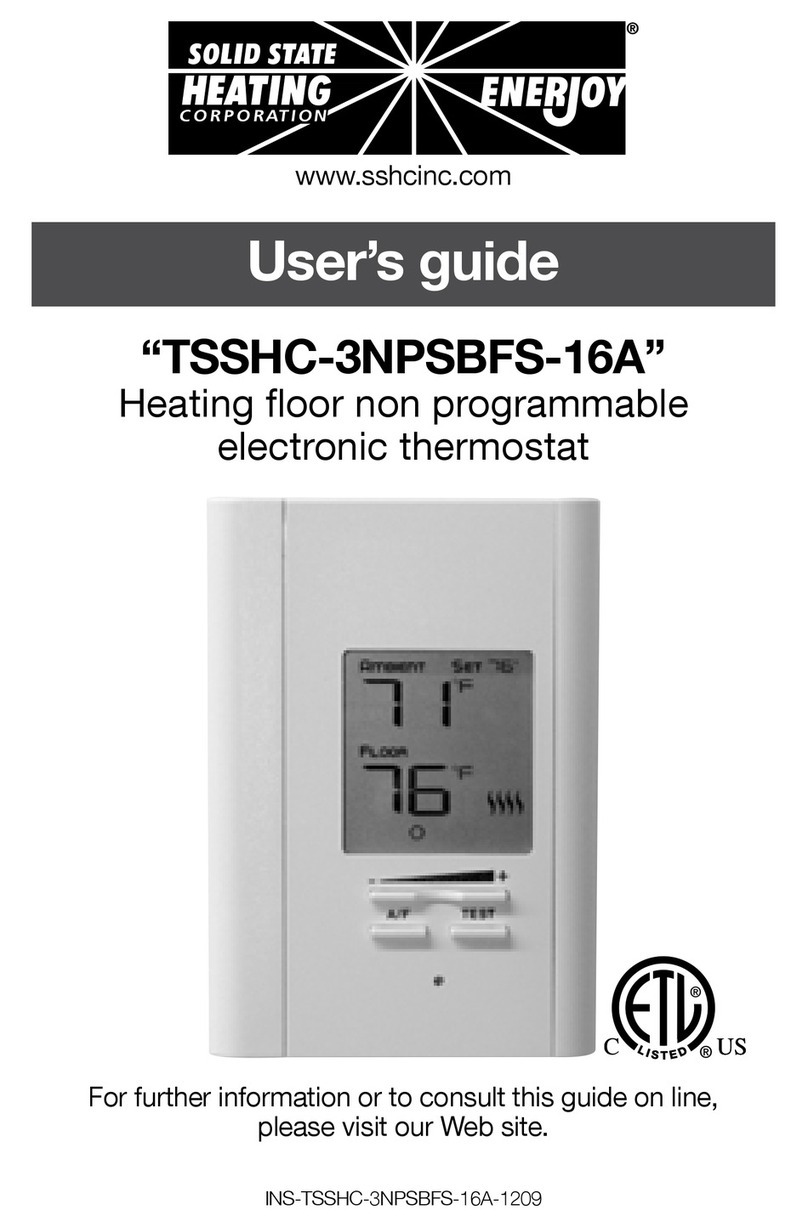 SSHC TSSHC-3NPSBFS-16A User manual