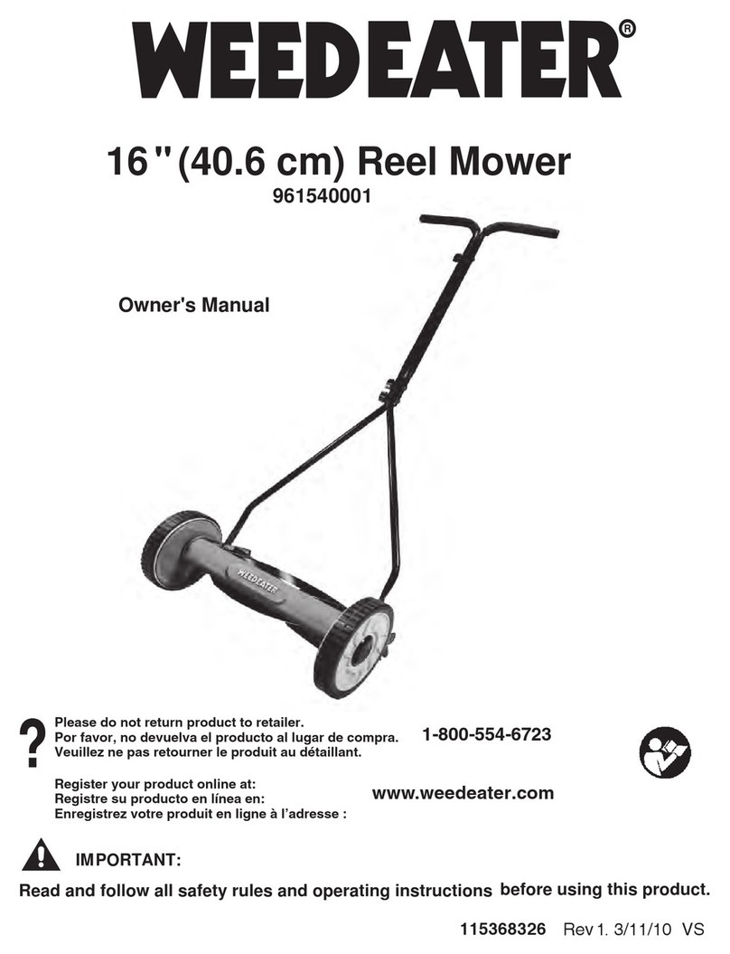 Weed Eater 961540001 User manual