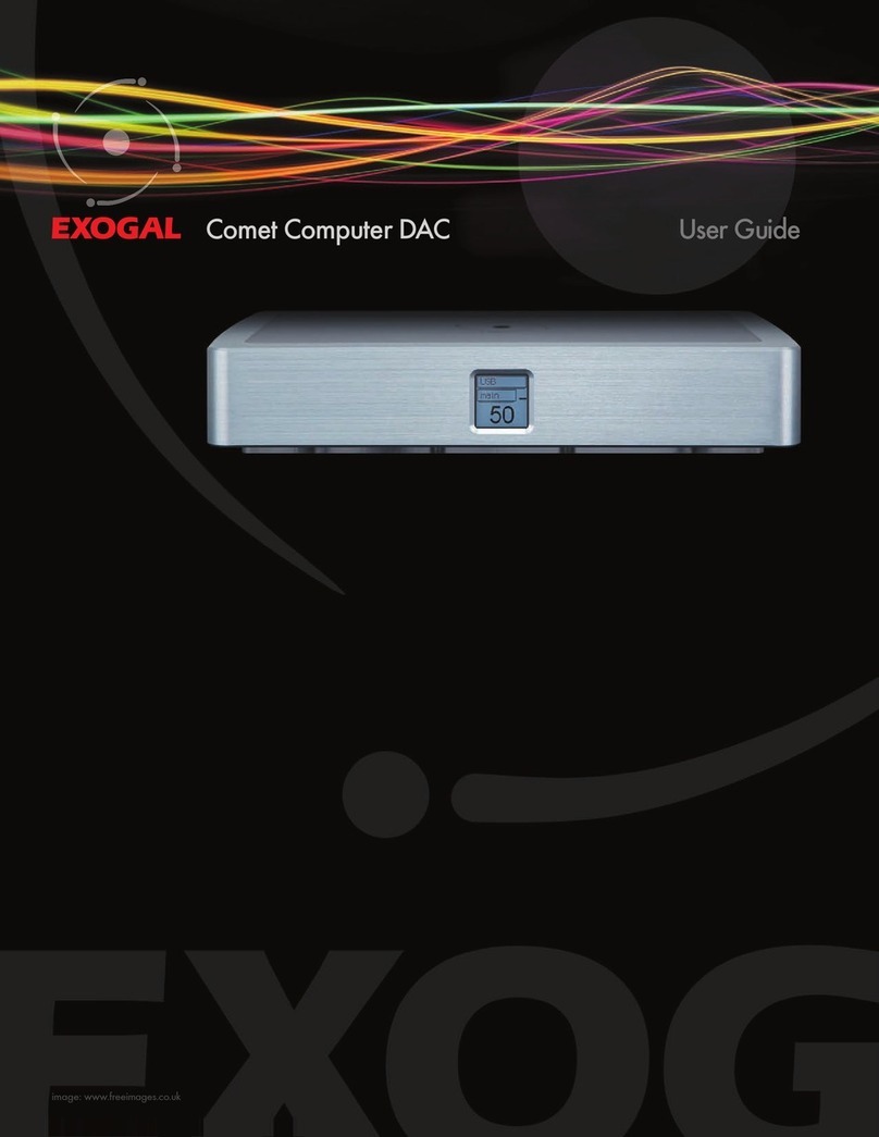 Exogal Comet Computer DAC user guide