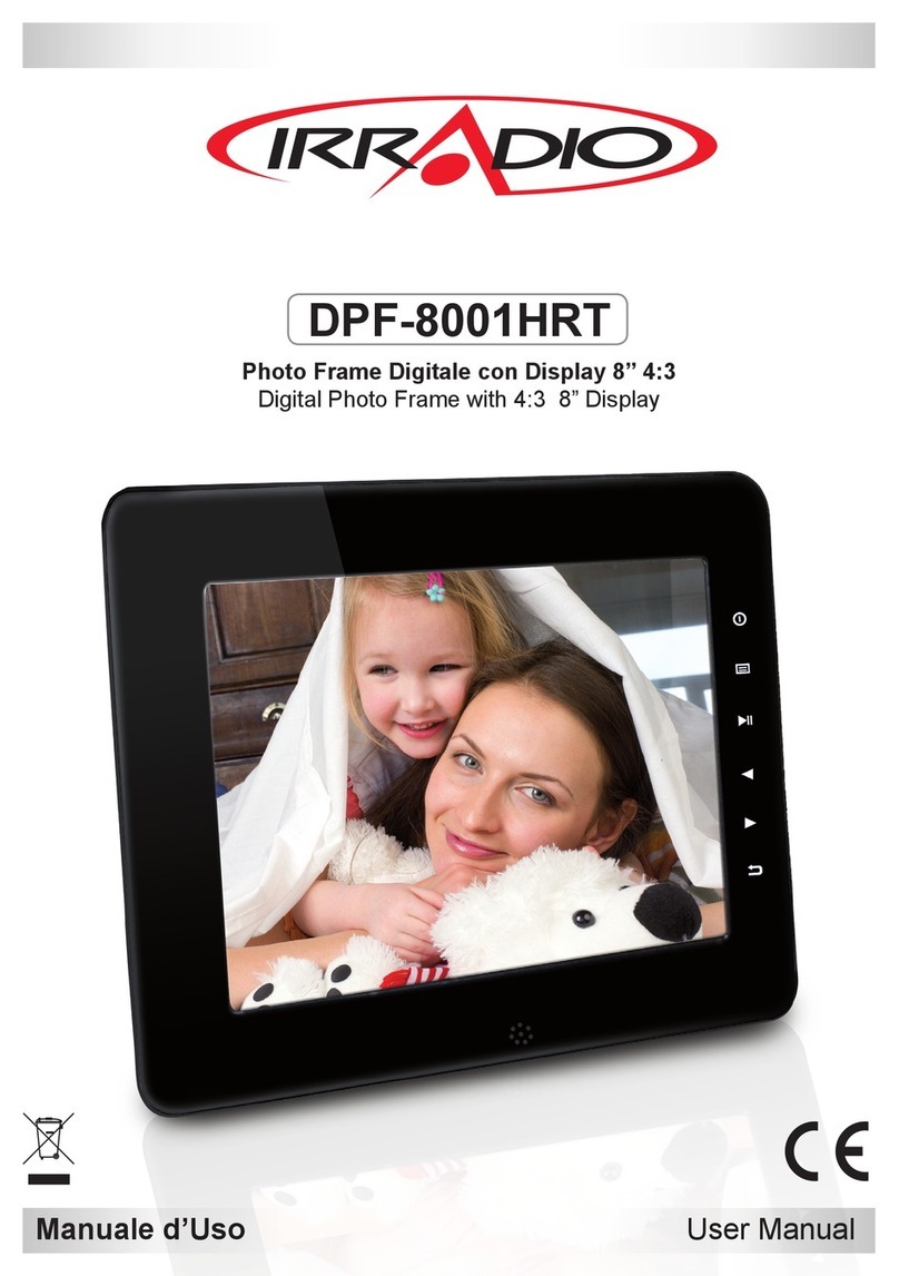 Irradio DPF-8001HRT user manual