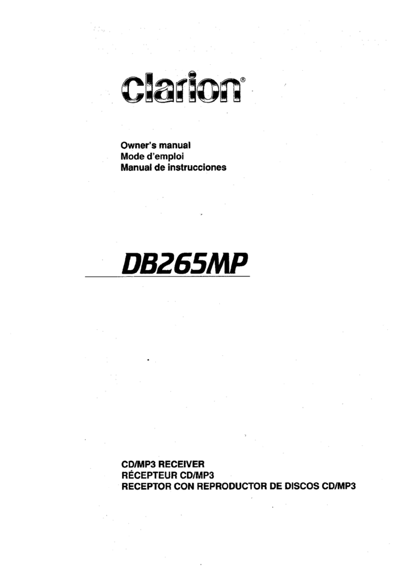 Clarion DBZ6SMP owner's manual