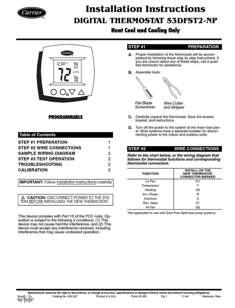 Carrier 53DFST2-NP User manual