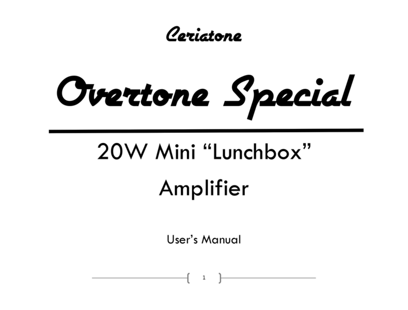 Ceriatone Overtone Special user manual