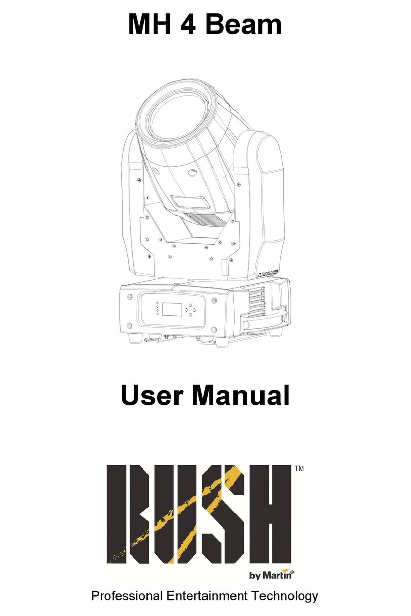 Rush MH 4 Beam User manual
