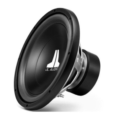 JL Audio 15W3v2-D2 owner's manual
