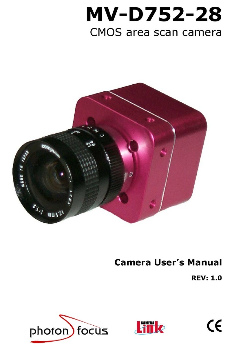 Photon Focus MV-D752-28 User manual