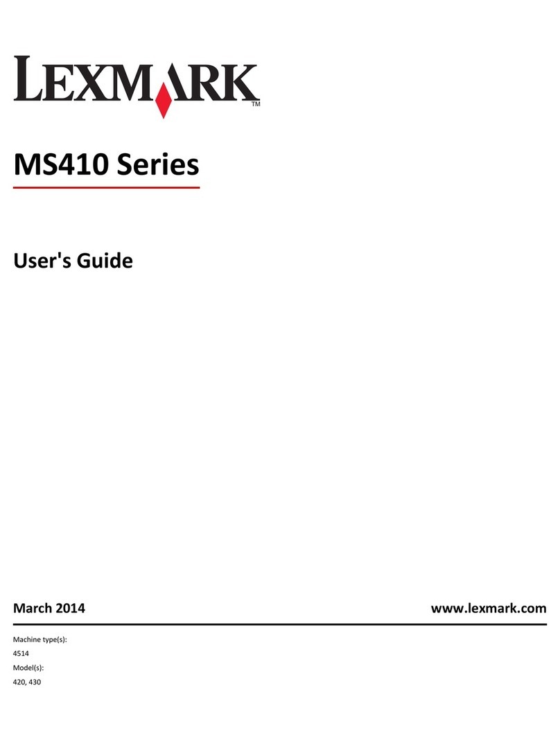 Lexmark MS410 series User manual