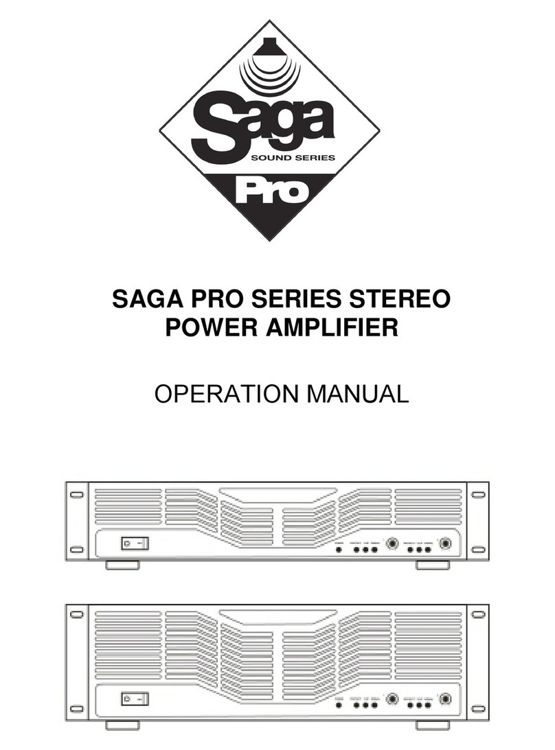 Saga PRO SERIES User manual