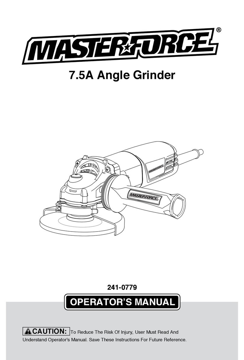MasterForce 241-0779 User manual