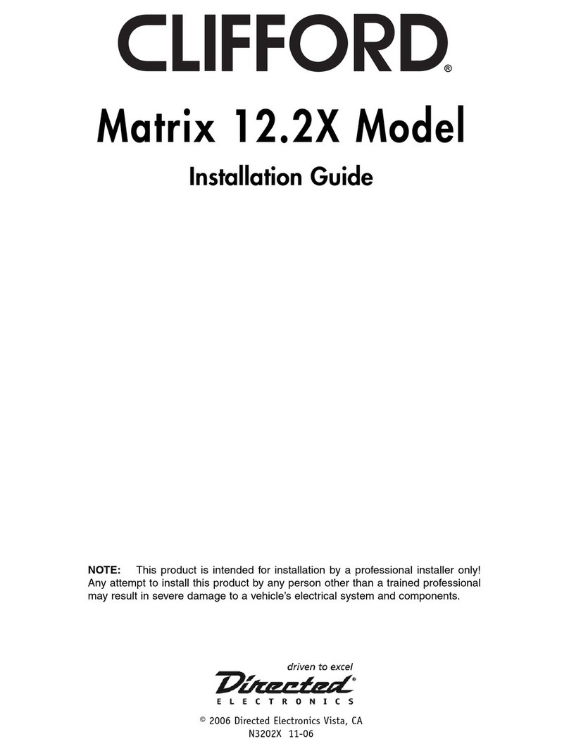 Clifford Matrix 12.2X User manual