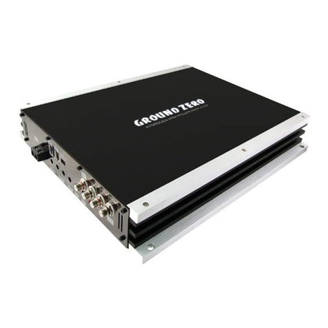 Ground Zero HYDROGEN GZHA 1.1200DXII User manual