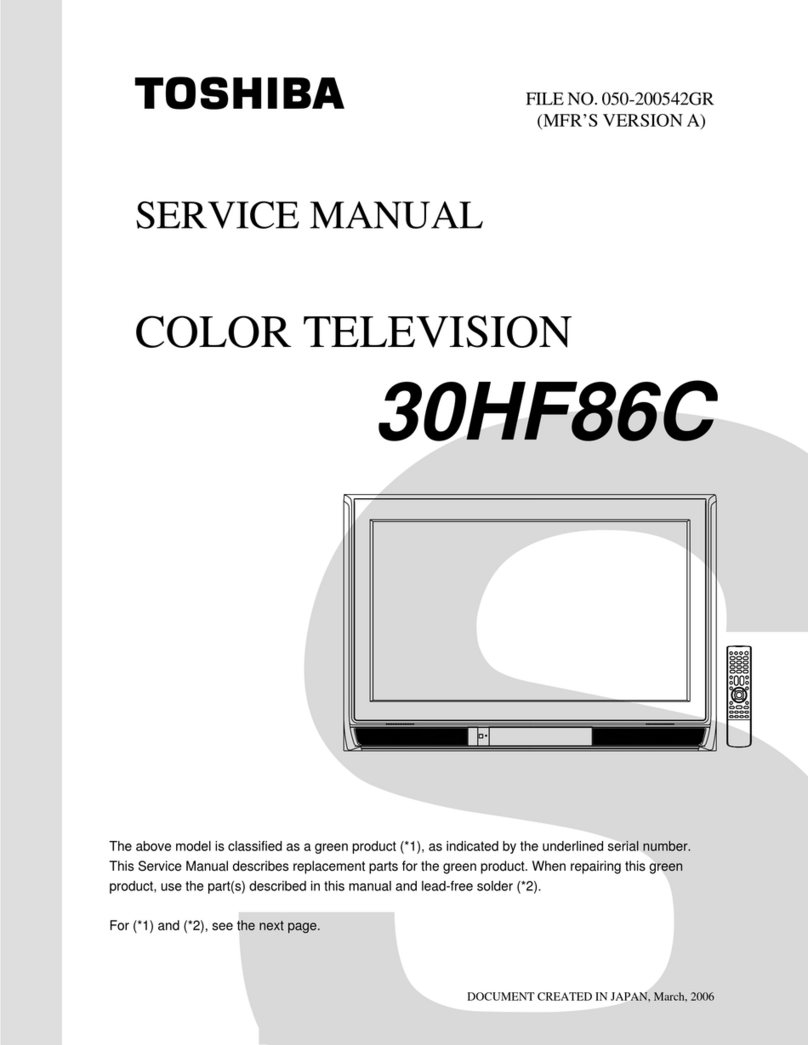 Toshiba 30HF86C User manual Toshiba 30HF86C User manual