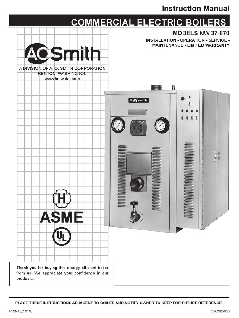 A.O. Smith NW 37-670 User manual A.O. Smith NW 37-670 User manual