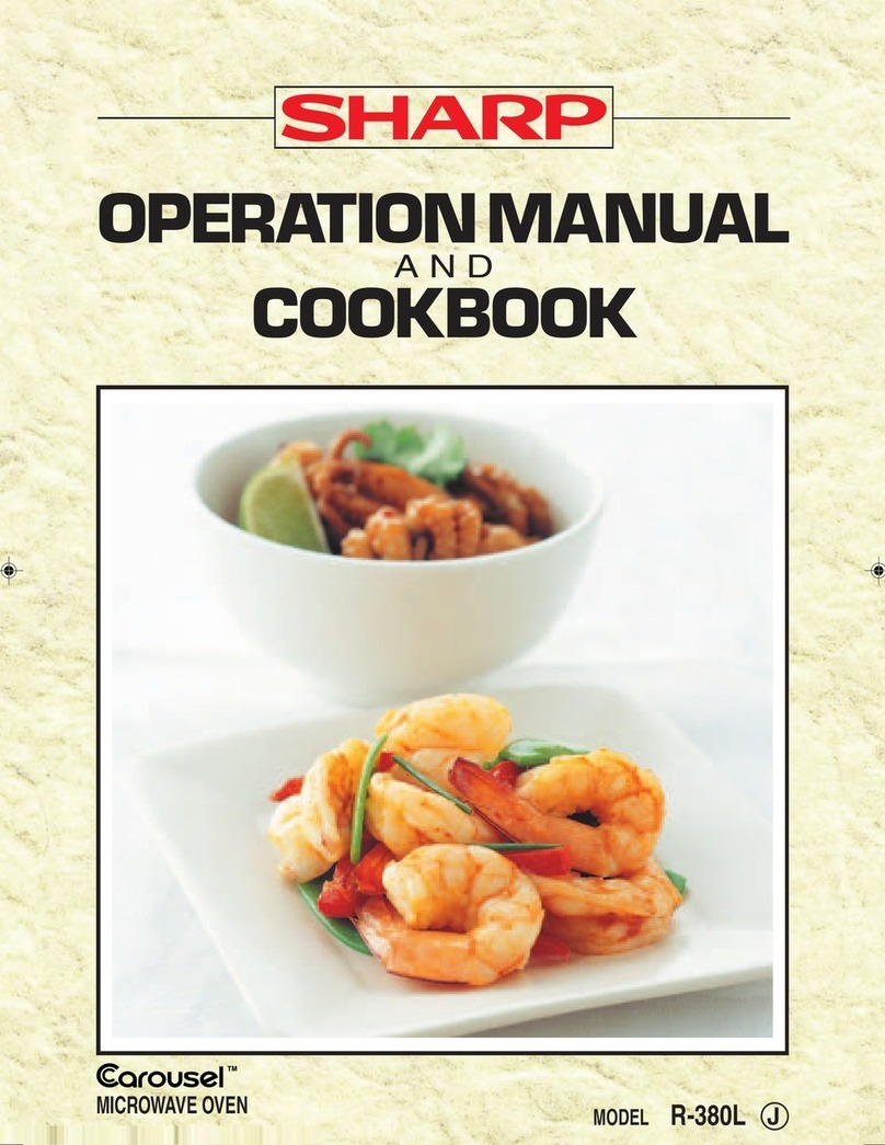 Sharp Carousel R-380L User manual