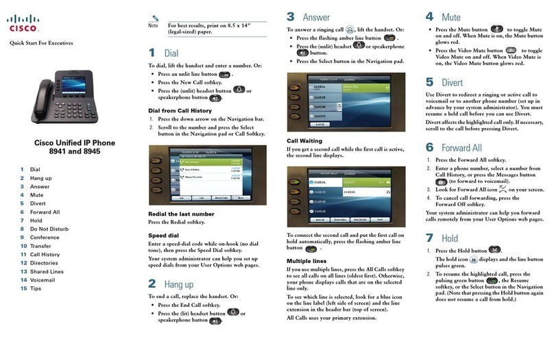 Cisco 8941 User manual
