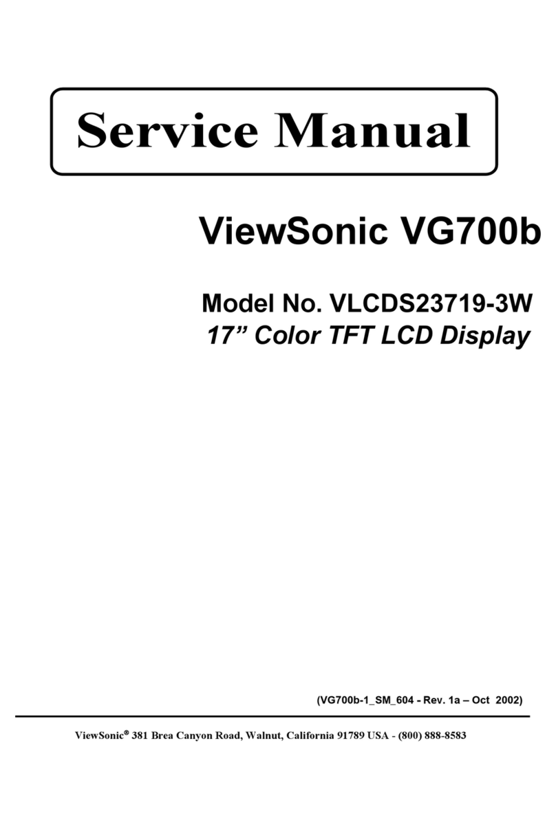 ViewSonic VG700B User manual