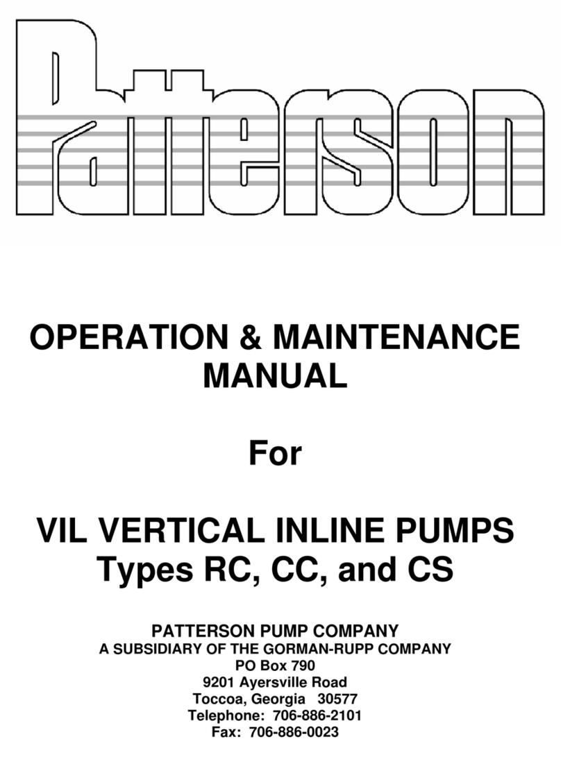 Patterson RC Operation and maintenance manual