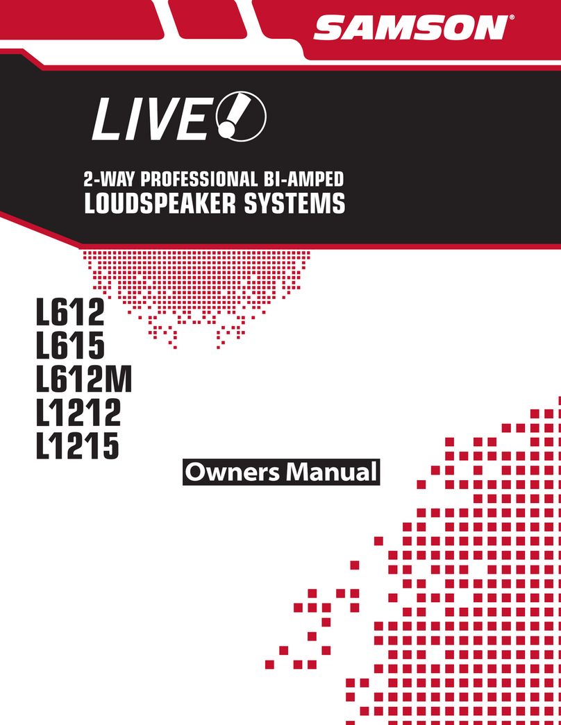 Samson Live L612 User manual