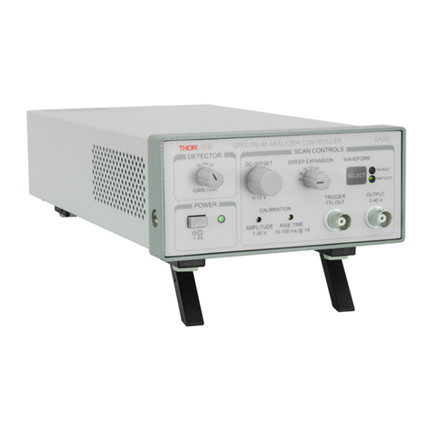 THORLABS SA201 User manual
