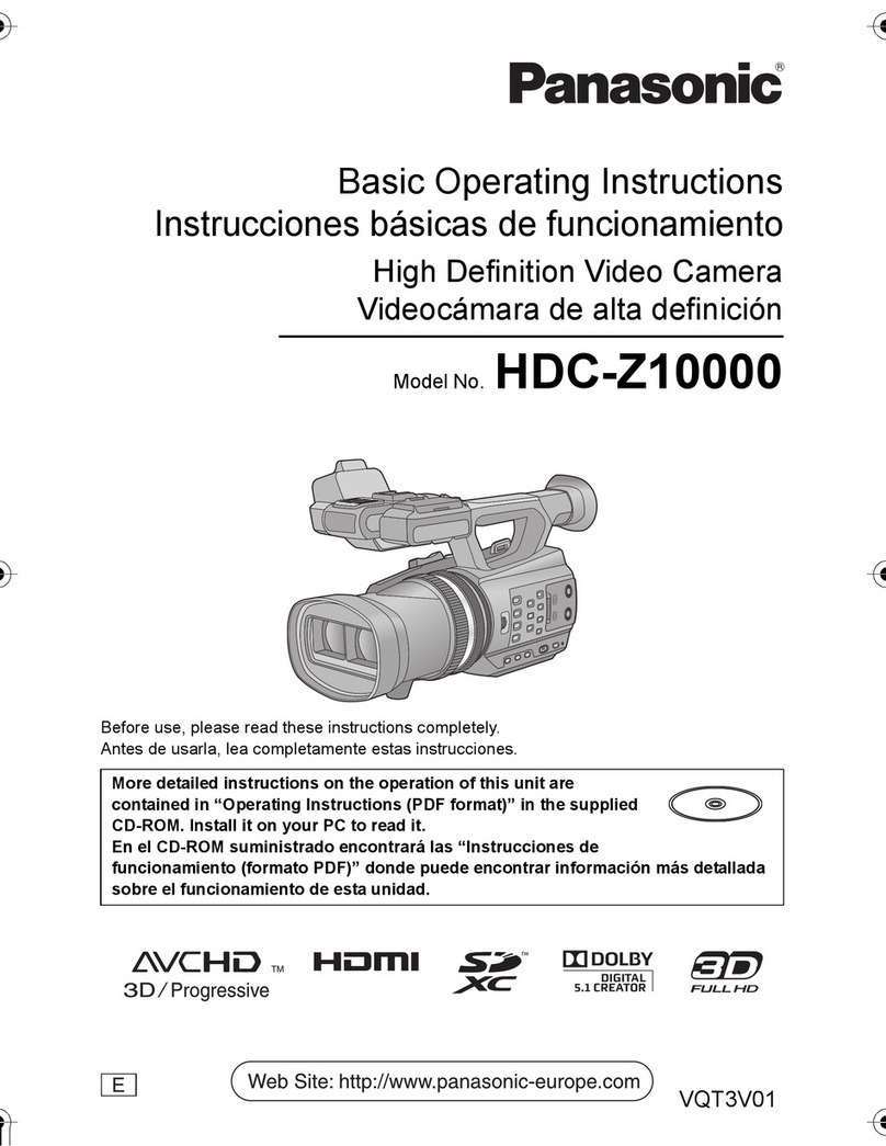 Panasonic HDC-Z10000 Basic operating instructions