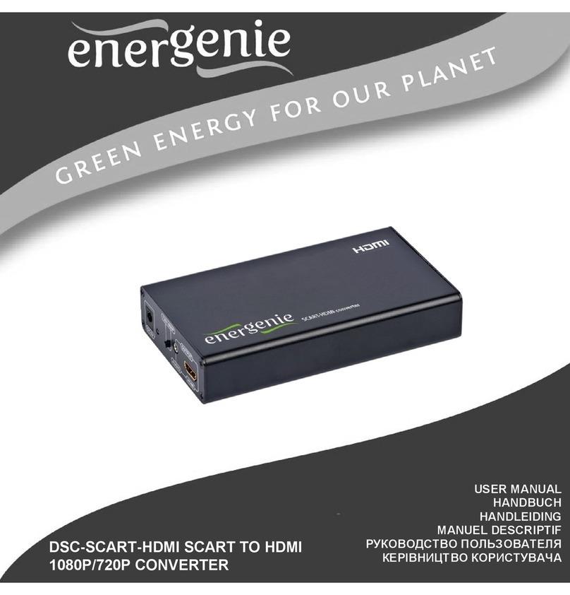 Energinie DSC-SCART-HDMI user manual