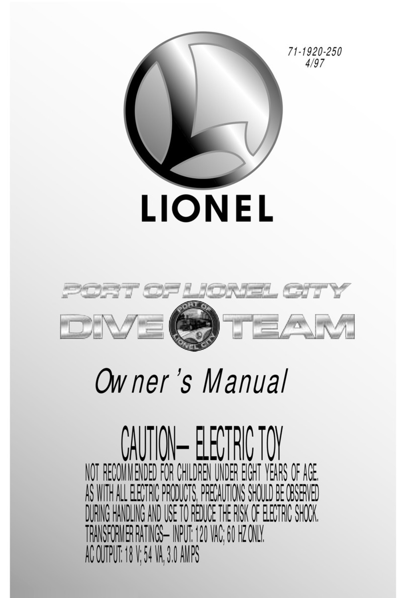 Lionel O-27 Santa Fe FT Passenger set User manual