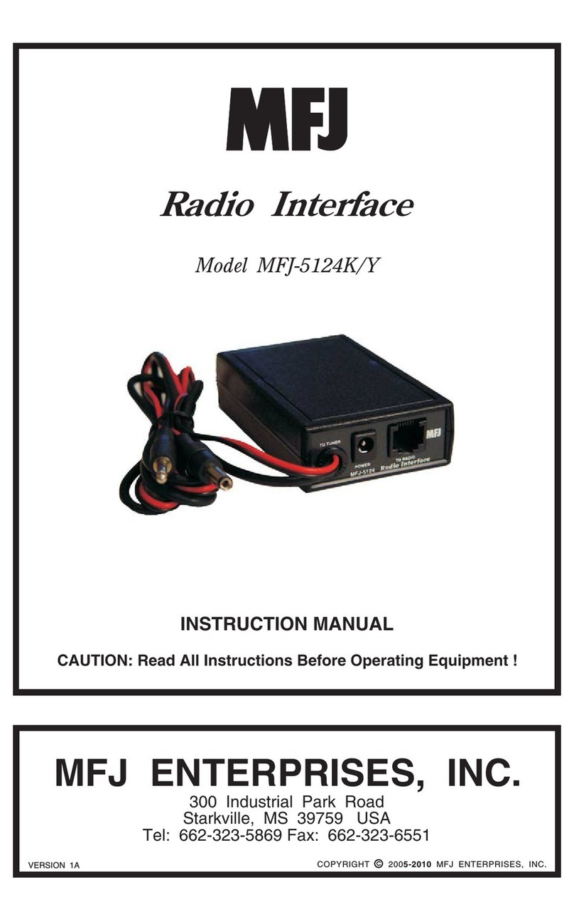 MFJ MFK-5124Y instruction manual